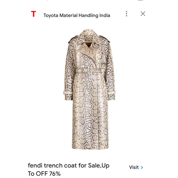 Anthropology Avec Les Filles snake print faux leather trench coat - Picture 12 of 16